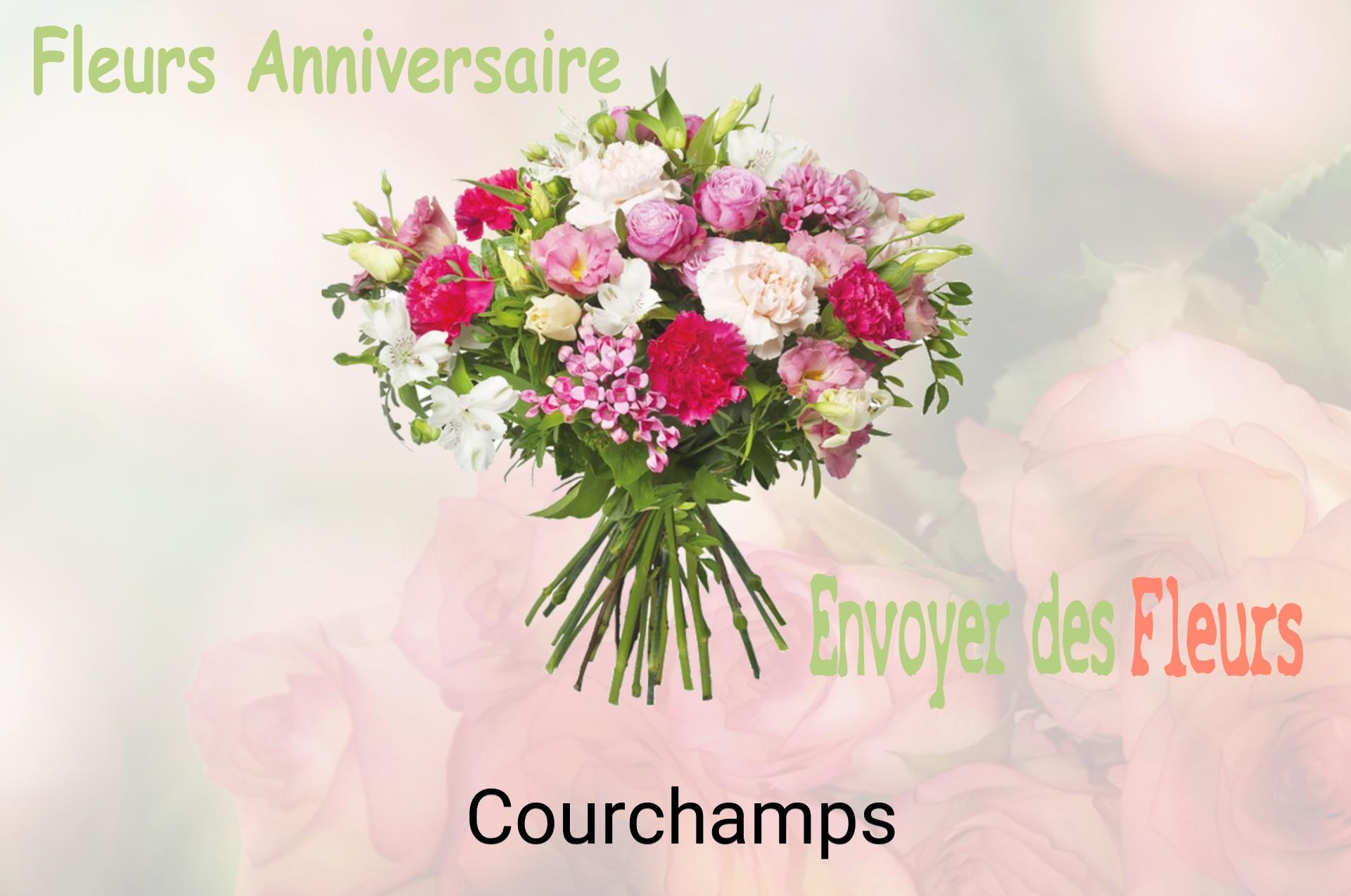 Bouquet de fleurs d’anniversaire livré à Courchamps